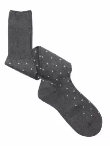 Pois patterned long socks Cashmere Silk Bio