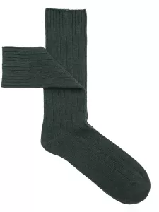 Short Socks Classic Ribbed Cashmere-Viscose