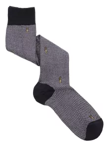  Long Wool Socks with Owl Pattern
