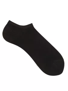Filo di Scozia Cotton No Show Socks - Mixed Stripes and Polka Dots Pattern with Non-Slip Heel