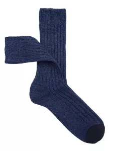 Woman's Classic Cashmere Short Rib Socks
