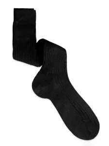 Gift Box 3 pairs Classic Ribbed Long Socks 100% Filo di Scozia Cotton