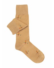 Crab patterned short socks