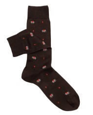 Elephant Pattern Short Socks in Cool Cotton