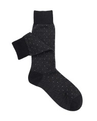 Men's Striped Wool Short Socks