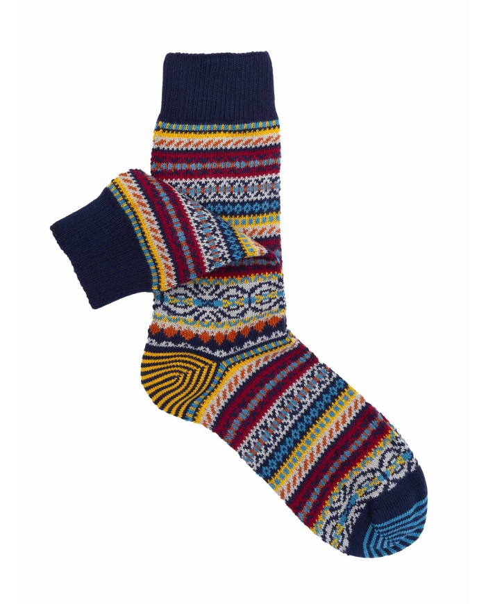 Short Nordic Pattern Socks