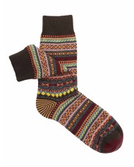 Short Nordic Pattern Socks