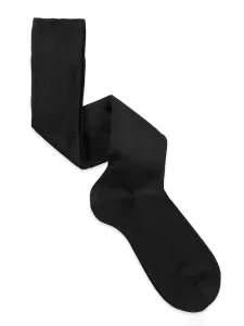 Knee High Classic Rib Socks in 100% Silk