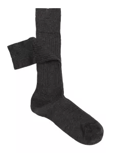 Men's Classic Cashmere Short Rib Socks