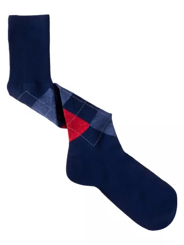 Geometric men's Knee High Socks