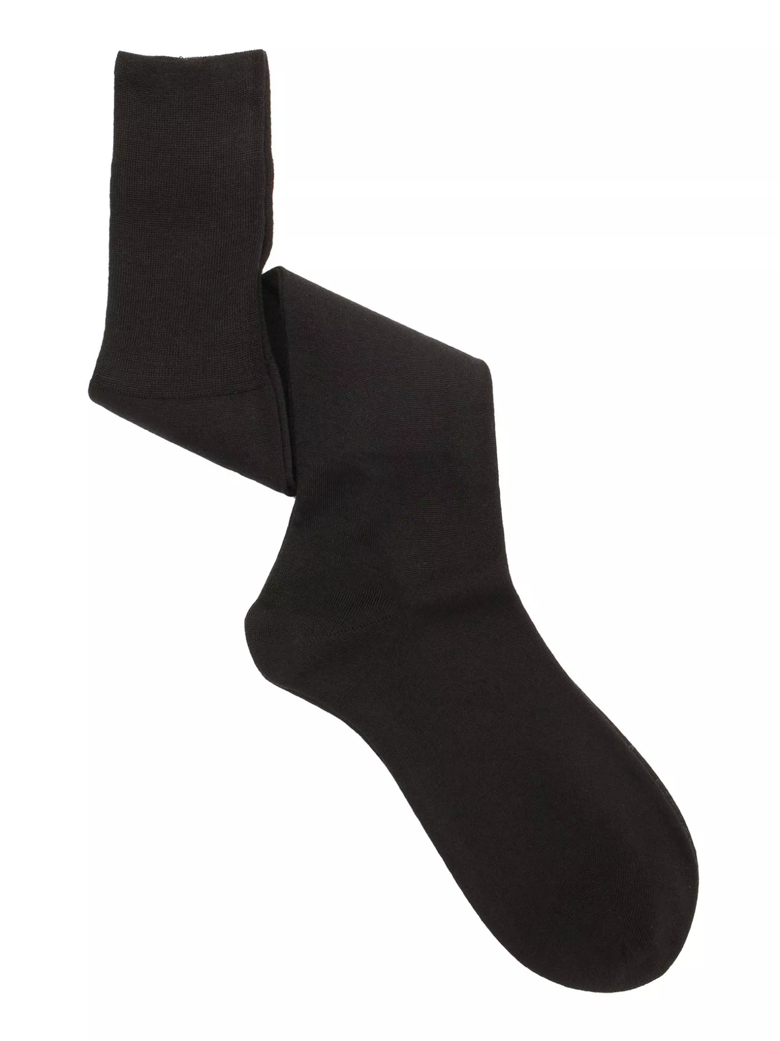 Plain middle thin wool Knee High Socks