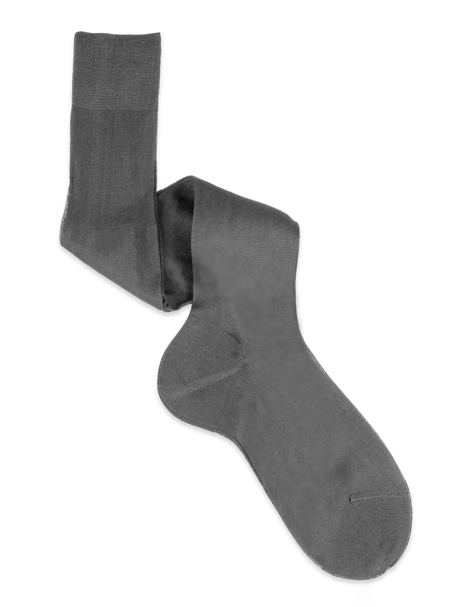 Plain knee high chiffon socks - 100% Filo scozia cotton