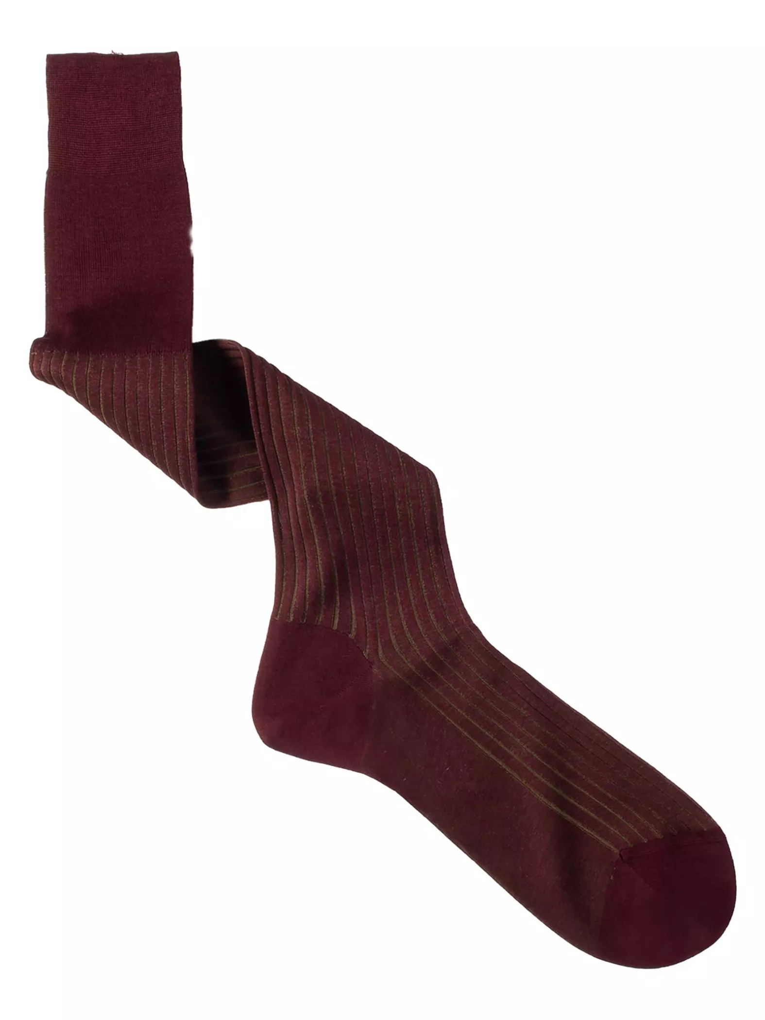 Two Colors classic rib vanisè knee high socks 100% Filo scozia cotton