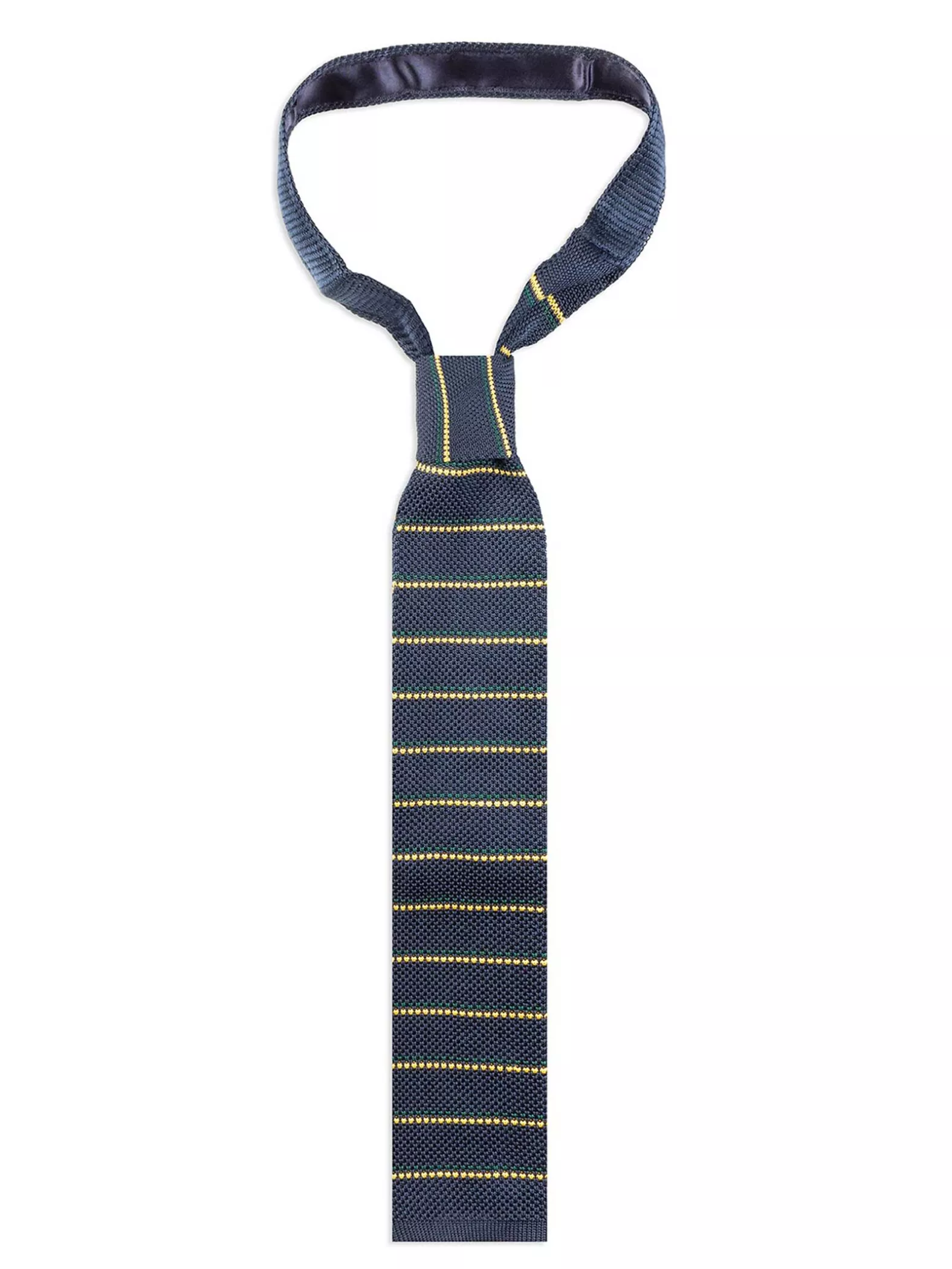 Double Row and band Pattern Silk Man Tie