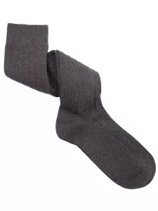Classic Rib Men's Knee High Socks 100% Bio Cotton