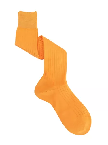 ribbed knee-high cotton Filo di Scozia socks 