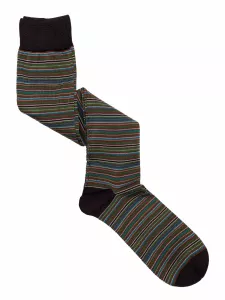 Knee high socks with Miller stripes